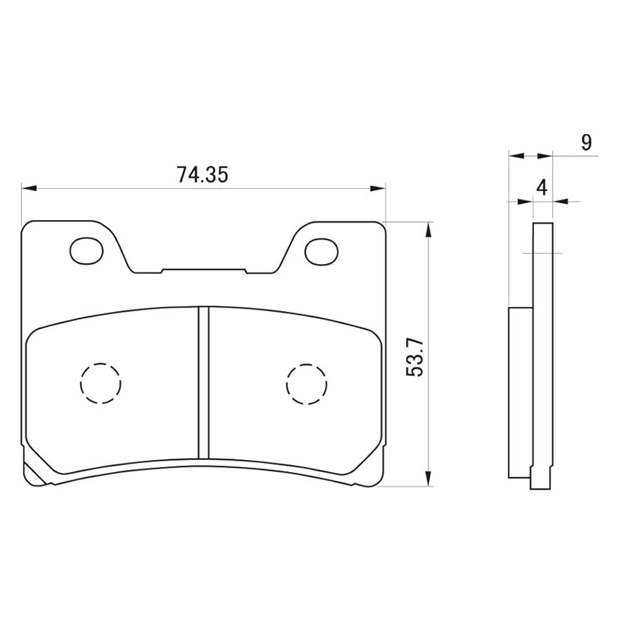 けーいちさま専用品 Amazon | デイトナ(Daytona) バイク ブレーキパッド 赤パッド