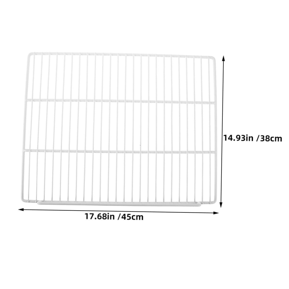 Metall Gefrierschrank Regaltrenner 45x38cm Drahtregal Für Kühlschrank Und Gefrierfach Stabile Kühlschrankablage Zur Platzoptimierung Und Universellen Aufbewahrung