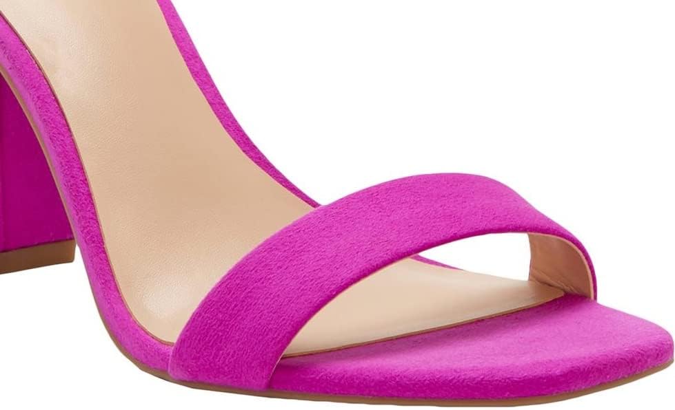 INC Womens Lexini Microsuede Ankle Strap Dress Sandals Purple 8.5 Medium (B,M) - Image 2