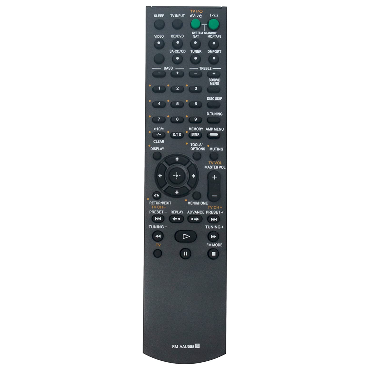 RM-AAU055 Replacement Remote Commander fit for Sony 2-Channel Audio Stereo AV Receiver System STRDH100 STR-DH100