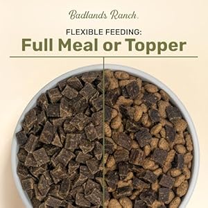 BADLANDS RANCH- Superfood Complete, Air-Dried Adult Dog Food - High Protein, Zero Fillers, Superfood Nutrition by Katherine Heigl (24 oz. Wild Fish and Turkey Formula) BADLANDS RANCH Superfood Complete Air Dried Adult Dog Food High Protein Zero Fillers Superfood Nutrition by Katherine Heigl 24 oz Wild Fish and Turkey Formula