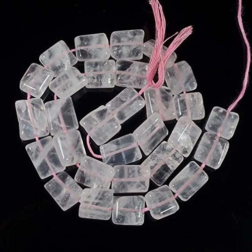 Quartz rose naturel octogone 8-13mm cabochon fait main pour bijoux uniques
