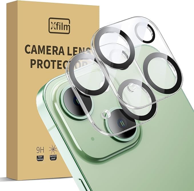 Xfilm Pack of 1 Camera Lens Protector for iPhone 14/14 Plus & 15/15 Plus HD Tempered Glass [Case Friendly & Scratch Resistant], Bubble Free, Easy Installation, Clear (B0CKWG4543) Amazon Price History, Amazon Price Tracker