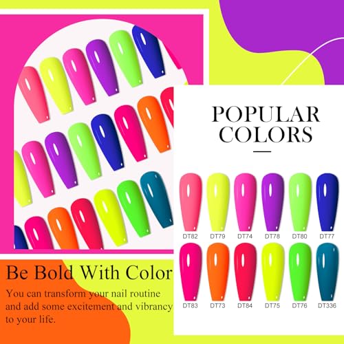 Set de Esmalte de Uñas en Gel 12 Piezas MEET ACROSS miniatura 6
