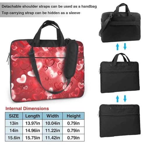 Bolso mensajero para laptop negro 15.6 pulg miniatura 3
