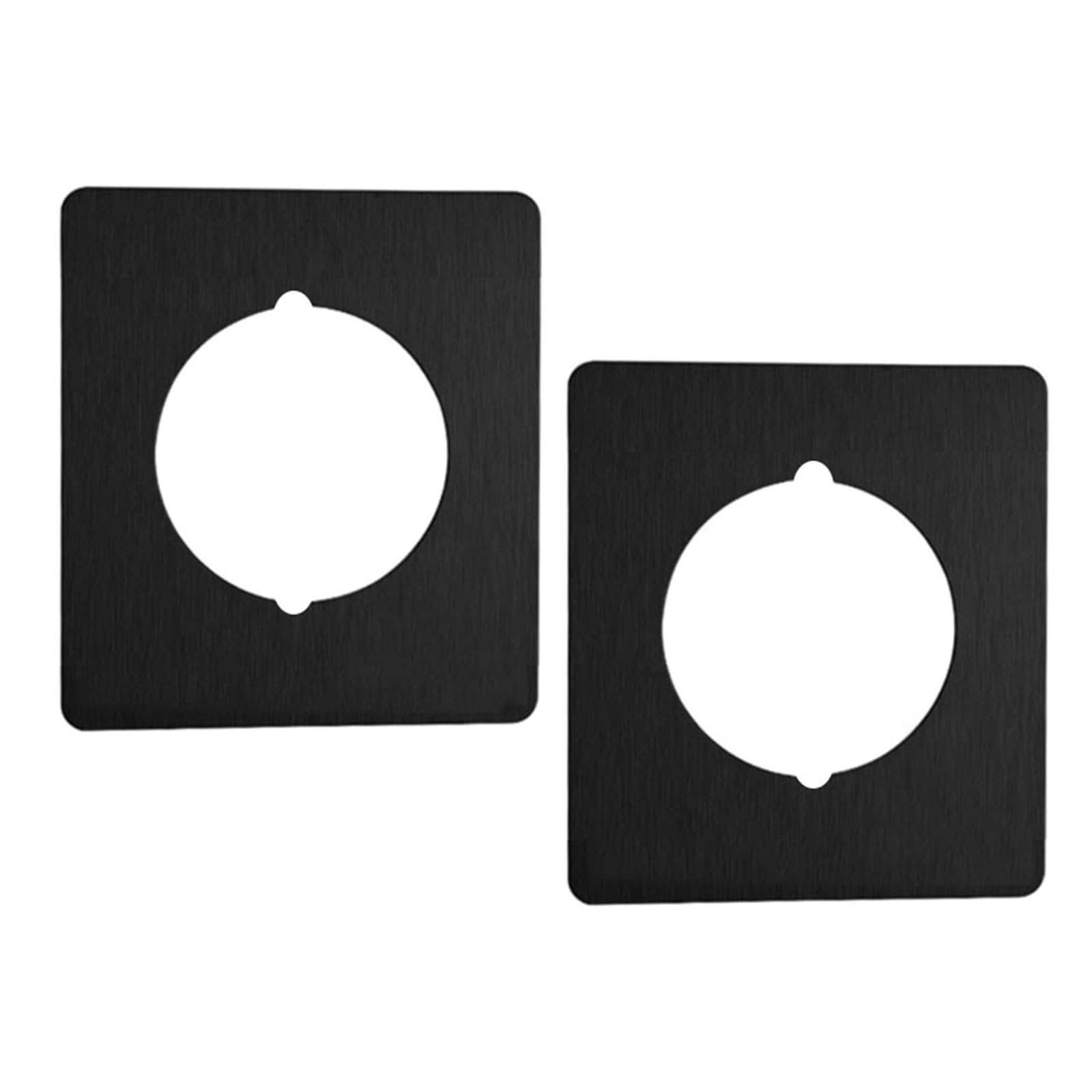 2Pcs Door Reinforcement Plate Replacement Door Fixing Covers Filler Repair Backplate for Bedroom Repair Knob Plates Stainless Steel Plate Kits