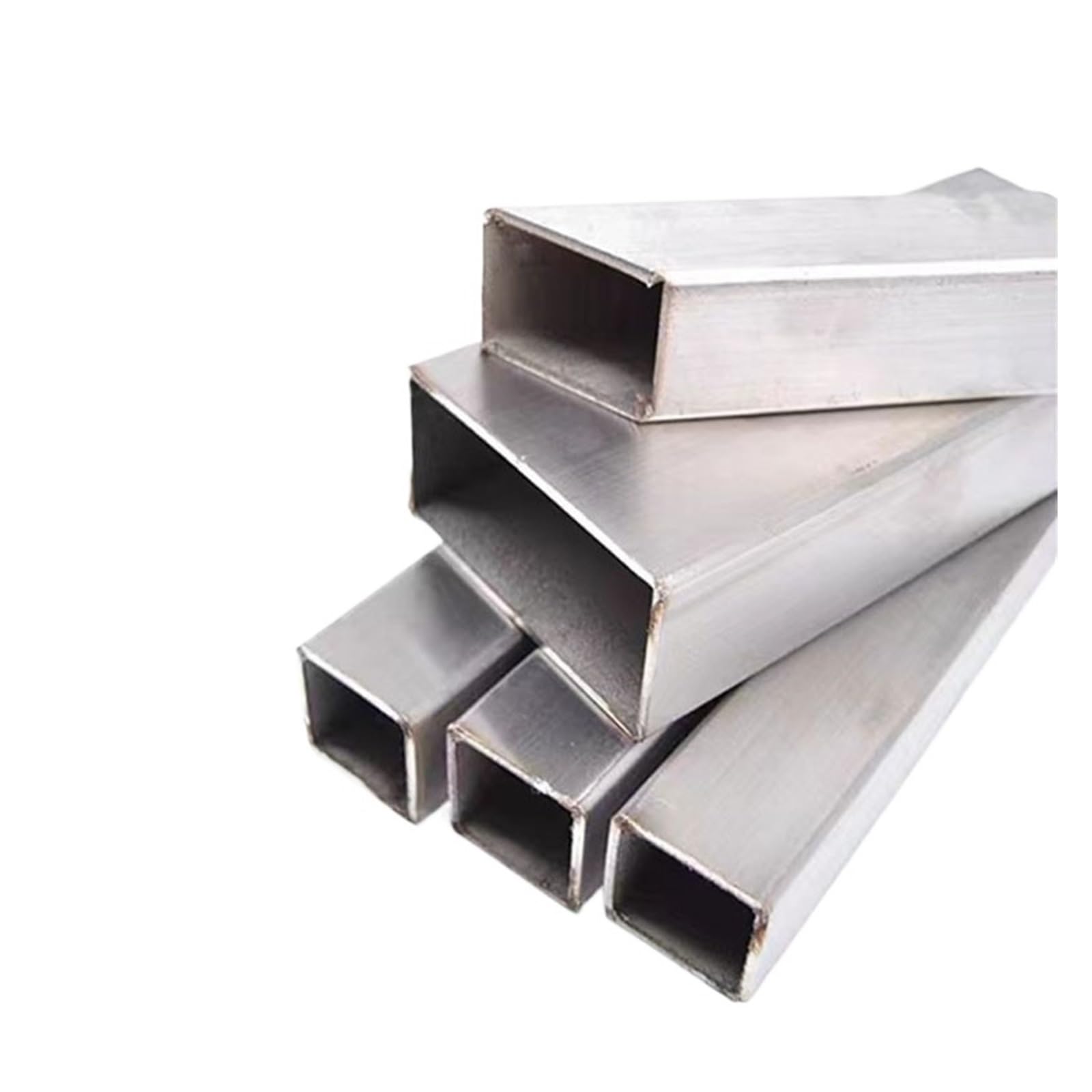 Tubo cuadrado de aluminio Longitud plana industrial 500m m del soporte rectangular del tubo cuadrado de acero inoxidable de todos los tamaños(12x12x1mm 2Pcs)