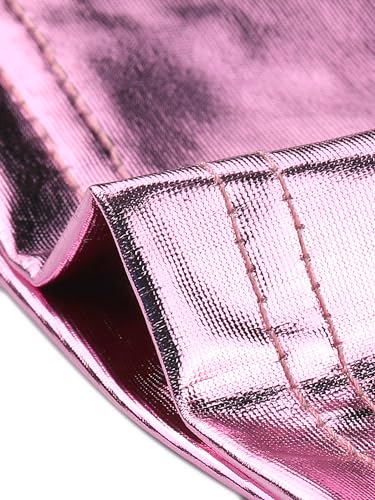 Image of Allegra K Women's Bolero Jackets Holographic Shrug Open Front Metallic Shiny Cropped Cardigan