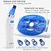 Blackhead Vacuum Remover Kit Advanced Blue Light Pore Cleaner Technology. Face Cleanser Tool For Men And Women. Easy Skin Routine For Facial Rejuvenation. Skin Soothing Gel Mask Included