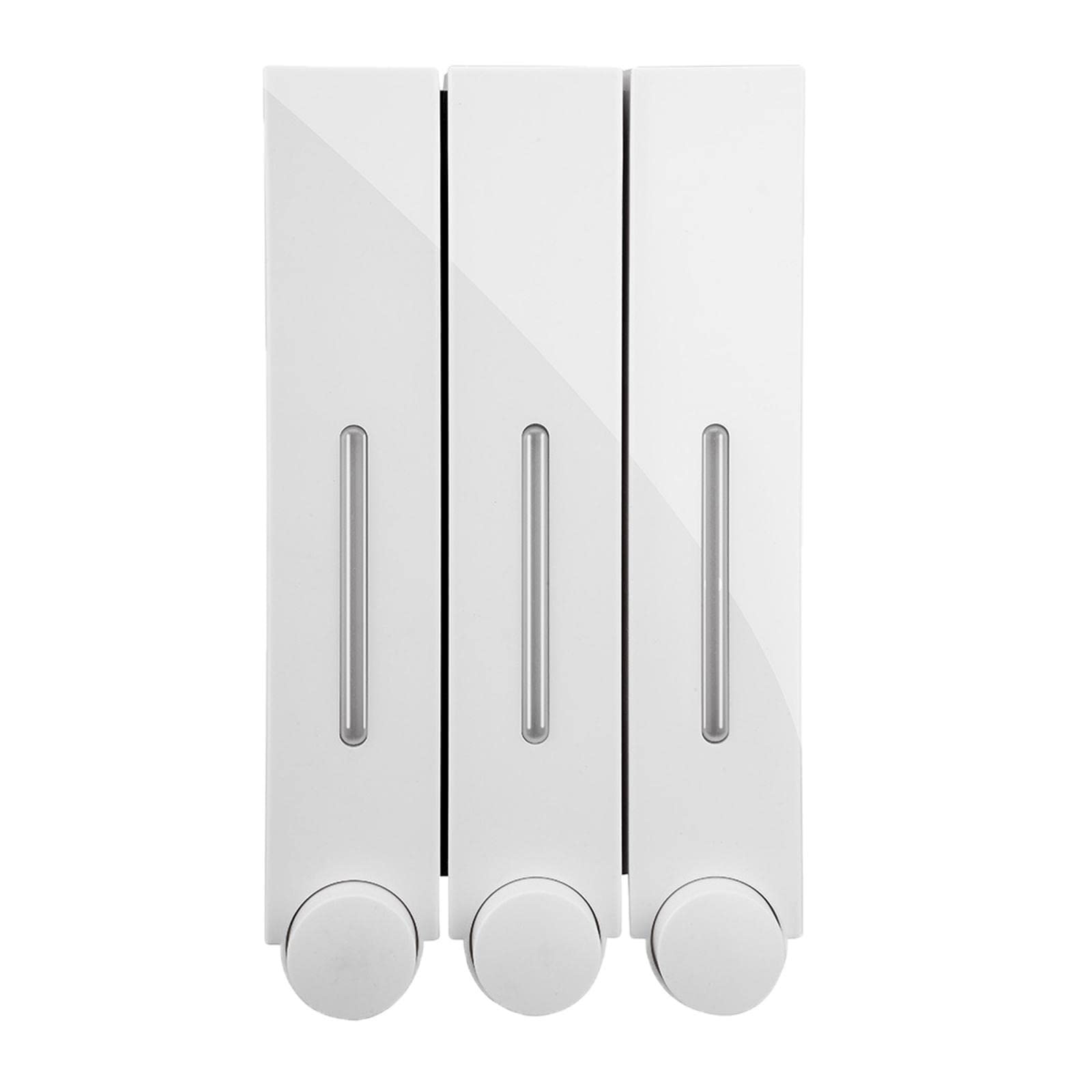 Dispensador de Jabón Líquido para Pared con Cámara Visible Y Bomba de Loción Recargable en Plástico Resistente Recipiente Antiséptico Adecuad,