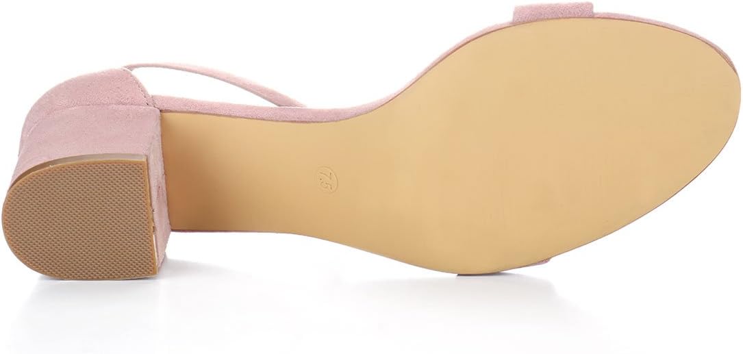 Allegra K Women's Open Toe Block Heel Ankle Strap Sandals - Image 5