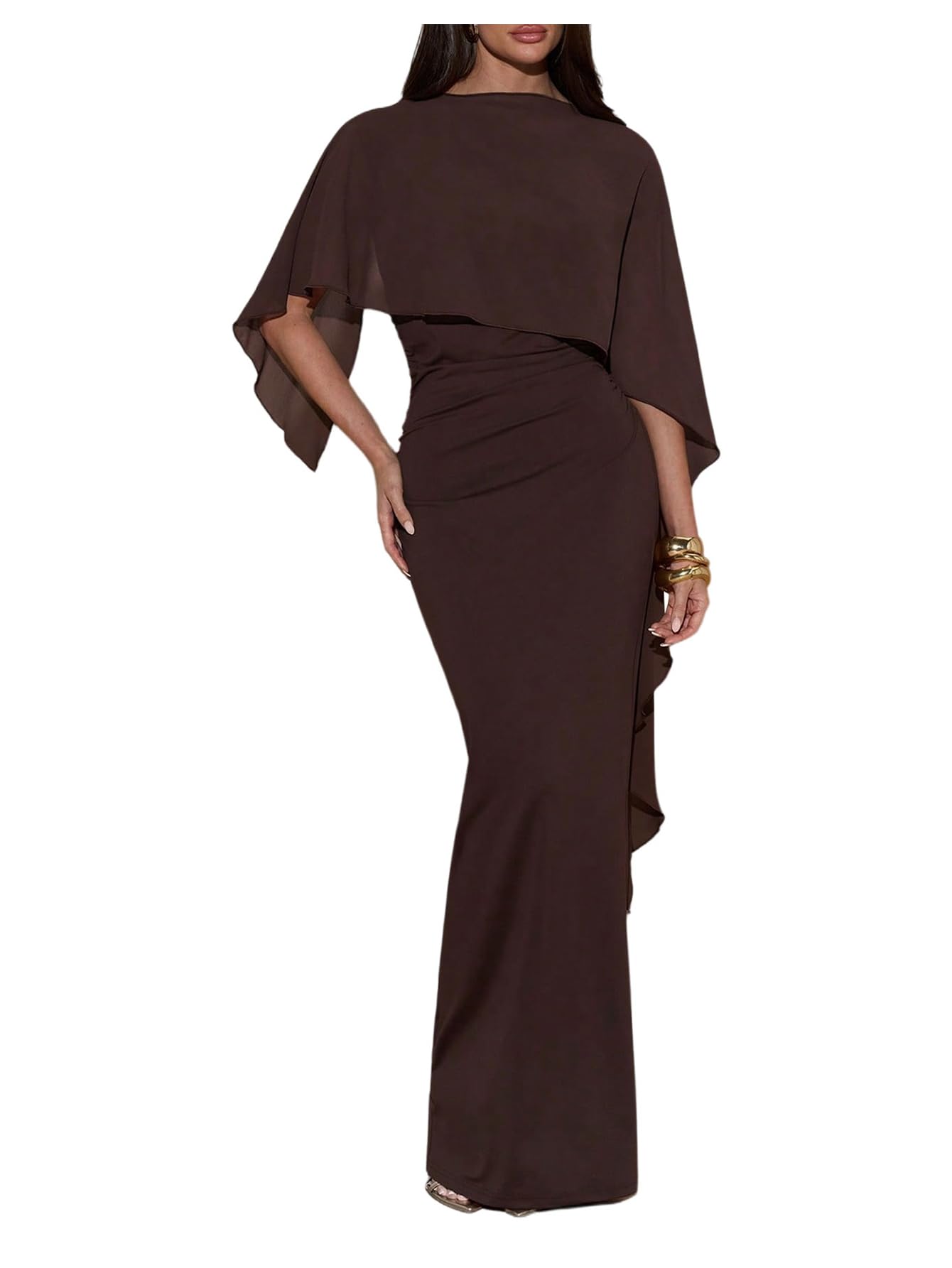 SOLY HUX Women's Elegant Formal Dresses Gowns Maxi Dress