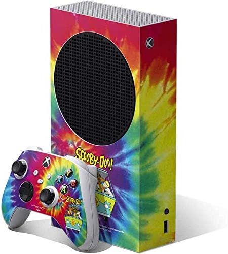Skinit Decal Gaming Skin Compatible with Xbox Series S Bundle - Officially Licensed Scooby Doo Scooby-Doo Tie Dye Design