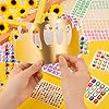 MGZTTHW Gold Paper Crown Set for Kids, DIY Crown Kit with Jewels Gem Number Letter Stickers for Birthday Party Decor and Craft Projects, 15 Pcs Adjustable Crown Hats in 5 Styles #1
