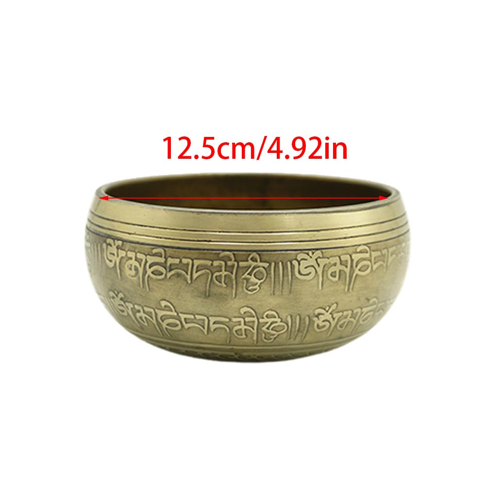 Set di campane tibetane per meditazione, realizzate a mano, per yoga, consapevolezza e meditazione, set di campane tibetane per yoga, relax, donne e