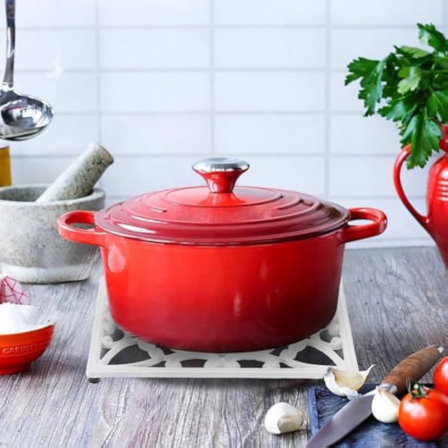 Amazon｜BSTKEY 鍋敷き 鋳鉄製 鉄瓶敷き 急須敷き おしゃれ鍋敷き