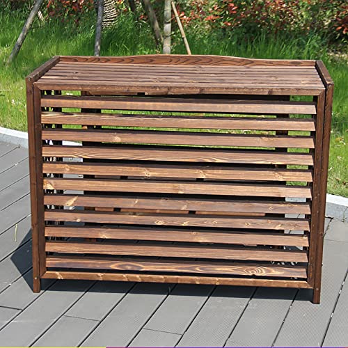 Pantalla para Unidades Exteriores de Aire Acondicionado | Oculte Motores con Madera