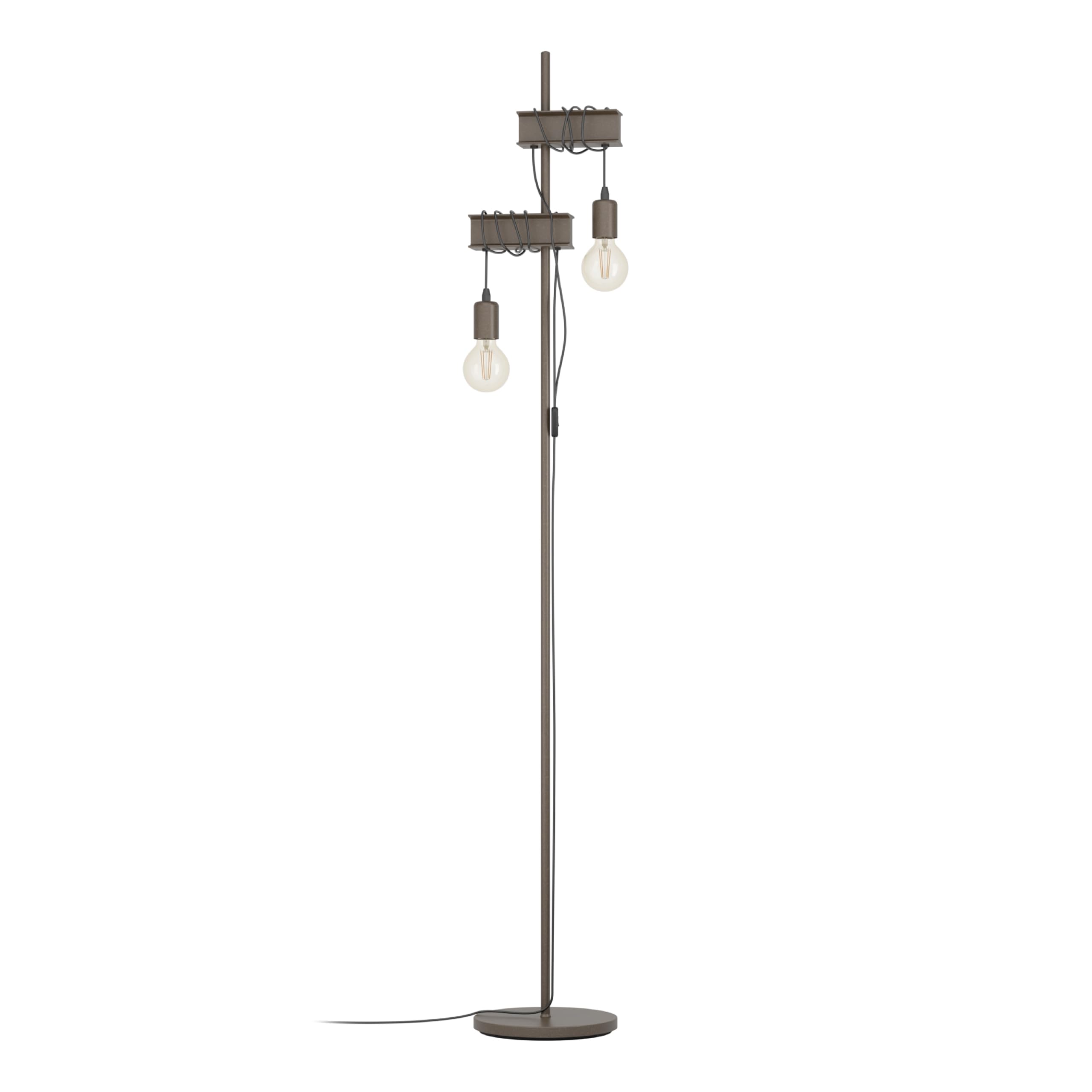 Eglo Unisex Brown Townshend 4 Antique Floor Light