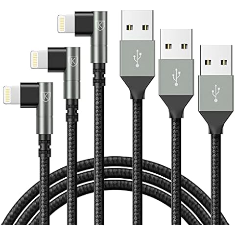 KIYODA 90 Degree iPhone Charger 6FT Cover