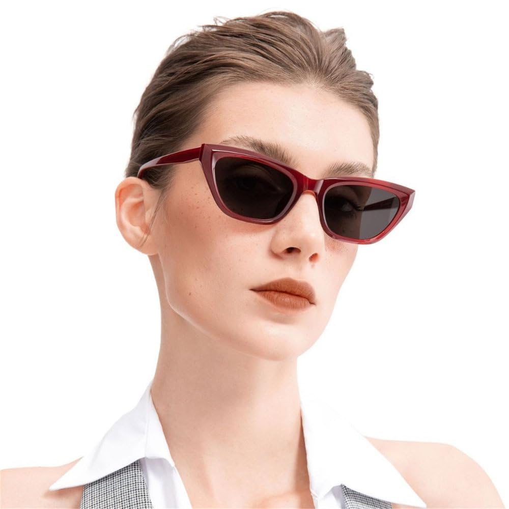 Stylowe, nylonowe okulary przeciwsłoneczne Cat-Eye o wysokiej rozdzielczości z ochroną UV dla kobiet, do podróży na świeżym powietrzu, do stylu ulicznego, do jazdy samochodem, z ochroną przeciwsło