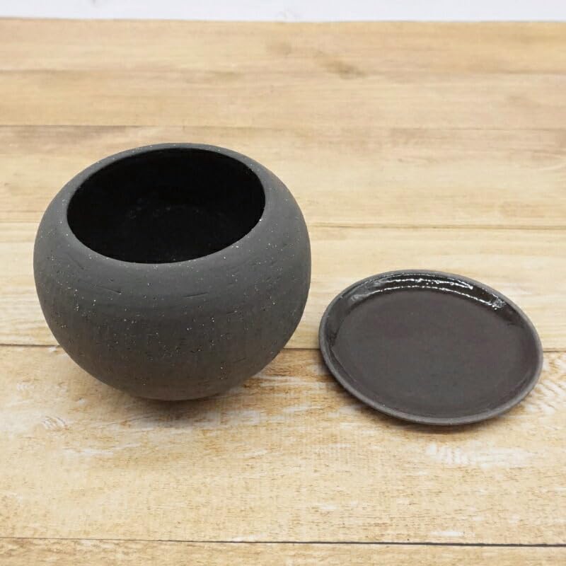 Amazon.co.jp: 植木鉢 おしゃれ 陶器鉢 エッジボールS (2色) 胴部最大