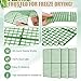 Tioncy 12 Pcs Tray Grids for Harvest Right Freeze Dryer Harvest Right Storage Rack for Fruit Vegetable Food Freeze Drying Accessories, Fits All Trays (Green)