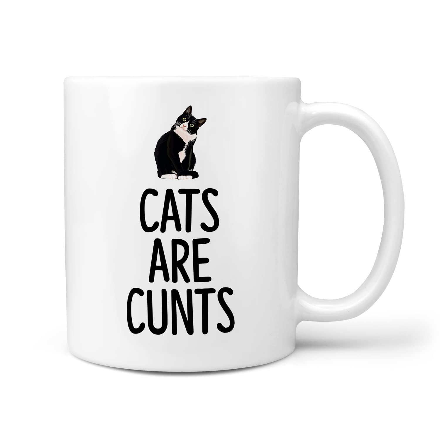 TeHe Gifts Funny Cats are Cunts Gift Mug
