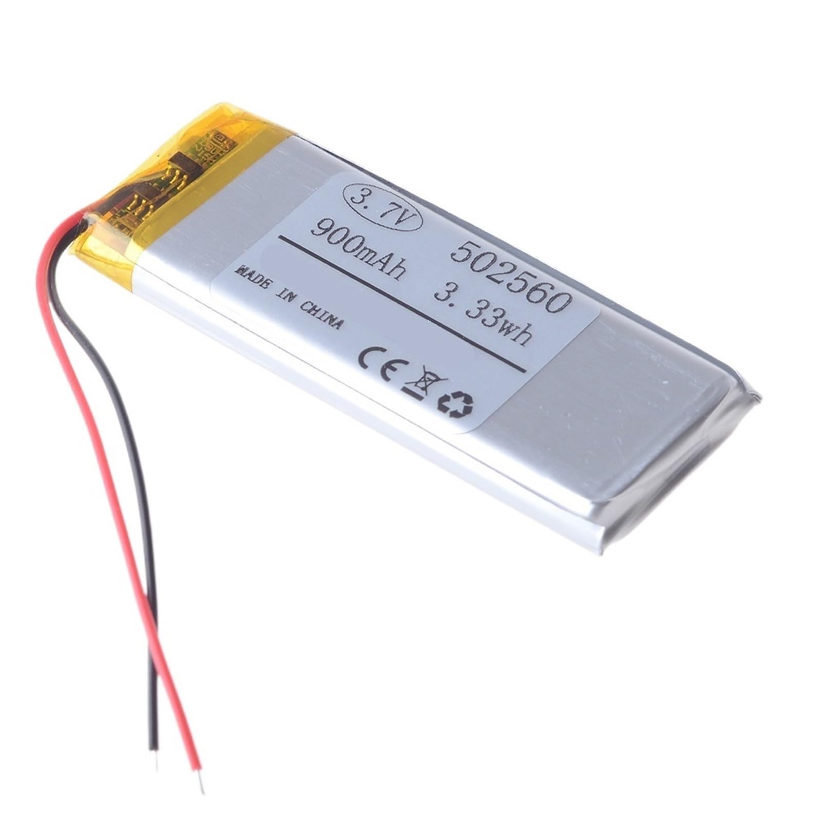 502560 3,7 V 900 mAh, 1/10 pièces(1pcs)