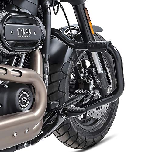 Pare Cylindre Mustache II pour Harley Softail Fat Bob 114 18-20 Noir
