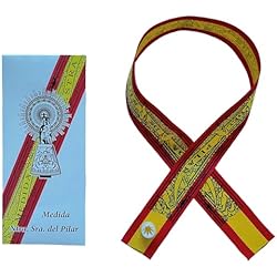 Pulsera Virgen Del Pilar Rosa Cinta virgen del pilar, Pulseras de tela, de la bandera de españa, Cinta guardia civil, para mujer