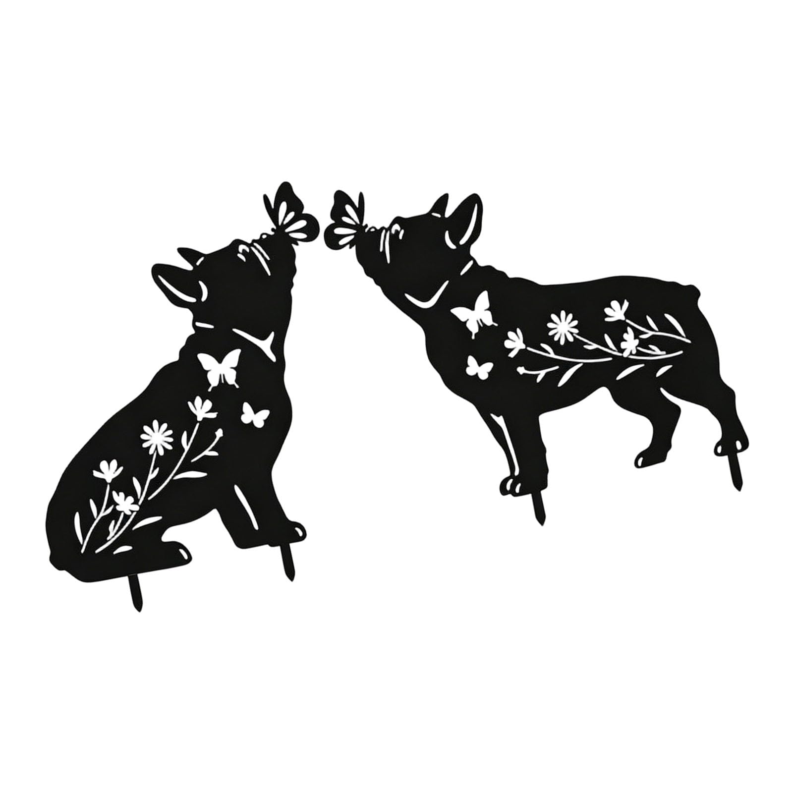 Limtula Modern Iron Sculpture Stake Artistic Metal Decoration Garden Stake for Residential and Commercial Outdoor Use Modern Iron Sculpture
