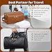 Personalized Travel Luggag Bag 2Pcs Set for Men, PU Leather Duffle Bag with Toiletry Bag, Weekender Travel Bag, Large Travel Bag, Holdall Bag, Leather Gym Bag, Gifts for Men, Dad, Husband, Groomsmen