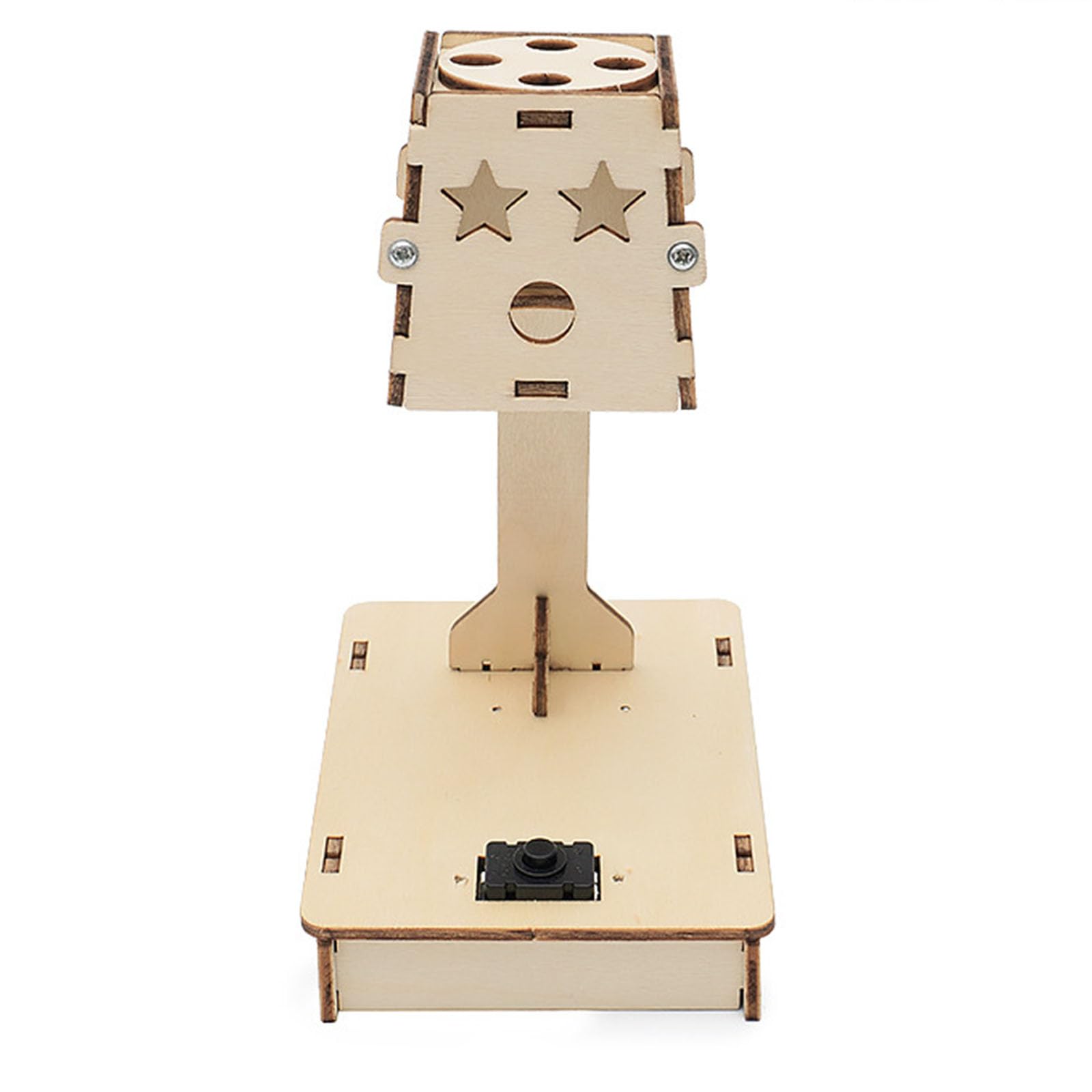 LLUJIAXI Star Light Sensing Wooden Desk Lamp Science Experiment Set For And Adults