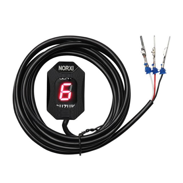 AEPRO - SUZUKIs intruder 800 gear indicator plug and play for SUZUKIs gsf 650 800 V-Strom GSXR 600 SV650 750 Ecu Plug Mount Intruder (SUZUKIs-Red-set)