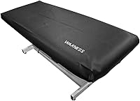 Vista 1 de Waxness - Funda de cama ajustable para mesa de encerado, 31 x 70 pulgadas, color gris