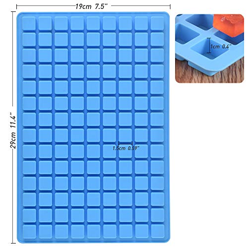 Molde de silicona para cubitos cuadrados 3 unidades miniatura 2