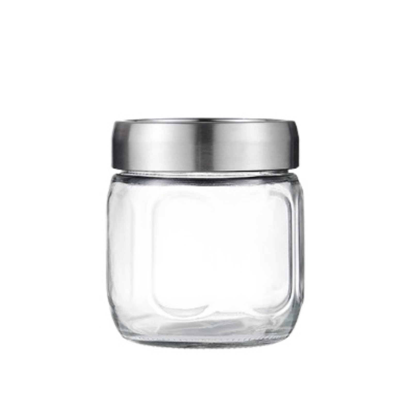 AMULONG Sweet Jars Apothecary 3 Pcs Glass Storage Jars With Lids Organization Canisters For Baking Jars for Crafting(600ml)