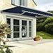 MCombo Patio Awning 10x8 Feet Sunshade Canopy for Manual Retractable Awnings, 4627 (Dark Blue, 10x8ft)