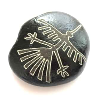 ナスカの地上絵　石 ペルーのナスカ石1個・ナチュラル】【猿の絵】アソート ナスカ