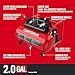 CRAFTSMAN Air Compressor, 2 Gallon Portable Air Compressor 1/3HP Max 125 PSI Oil-Free Light Weight with 10 PCS Accessory Kit