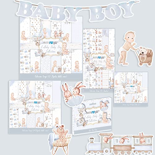 Papers For You Gama 5 Productos de la Colección Lullaby Baby Boy