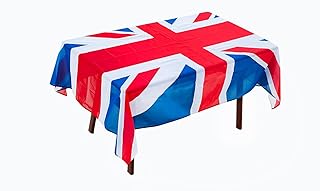 UK British Flag Tablecloth,Rectangular Tablecloth Fade-Resistant Washable National Flag Tablecloth, Suitable for Kitchen Dining Family Gatherings and Outdoor Events,Home Decoration.