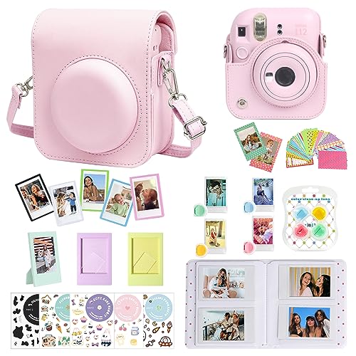 CAIYOULE Mini 12 11 Accessory for Fuji Instax M12 and 11 Instant Camera,includes PU Leather 12 11 Case, Mini Album, Frame, Magnetic Photo Pouch, Photo Case，Blue (No camera) by CAIYOULE - Used condition - US$10.00