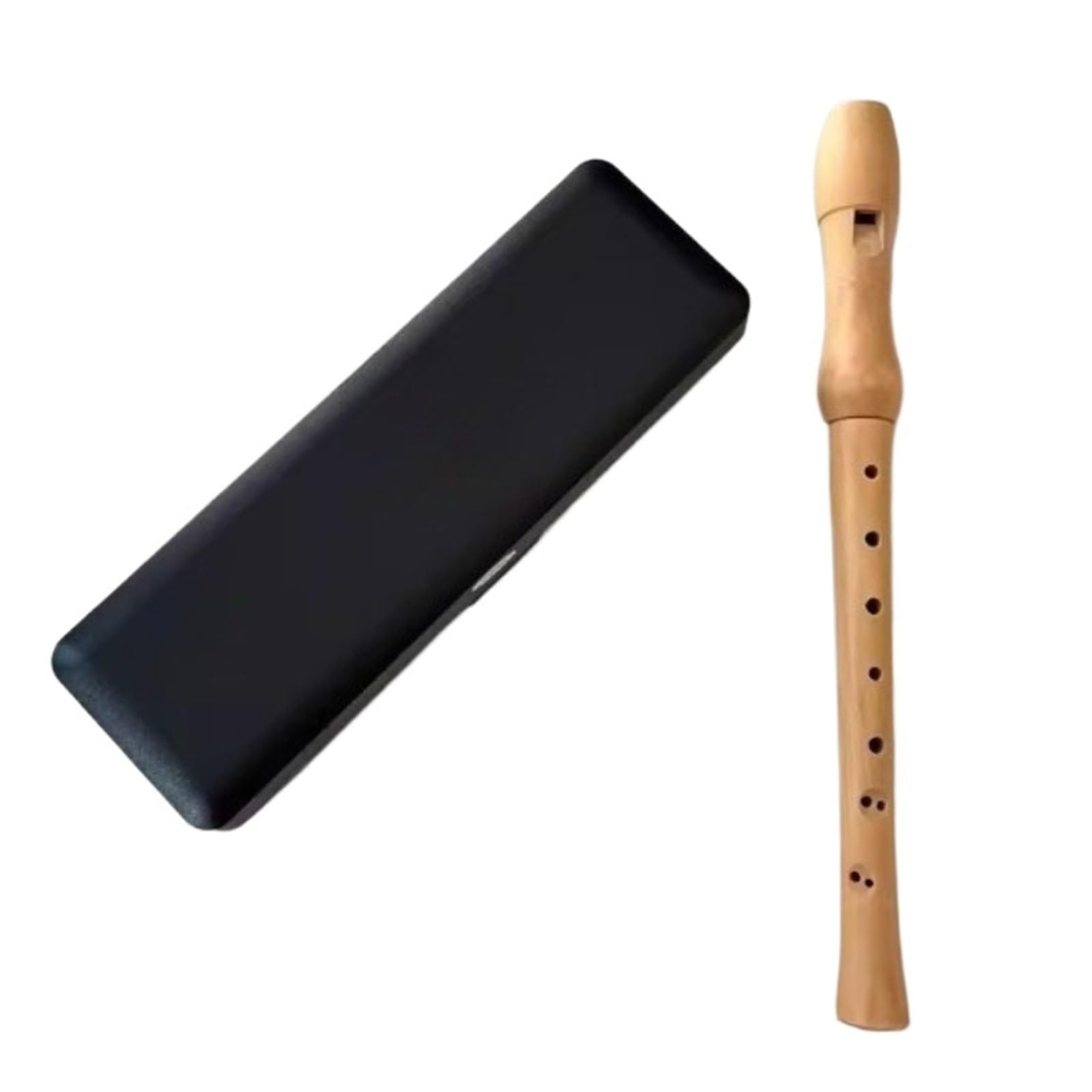 Holzblockflöte Hohe Blockflöte, 8-Loch-C-Taste, vertikale Flöte aus Holz, for Spielen von Blockflöten, tragbare Musik-Übungsflöte