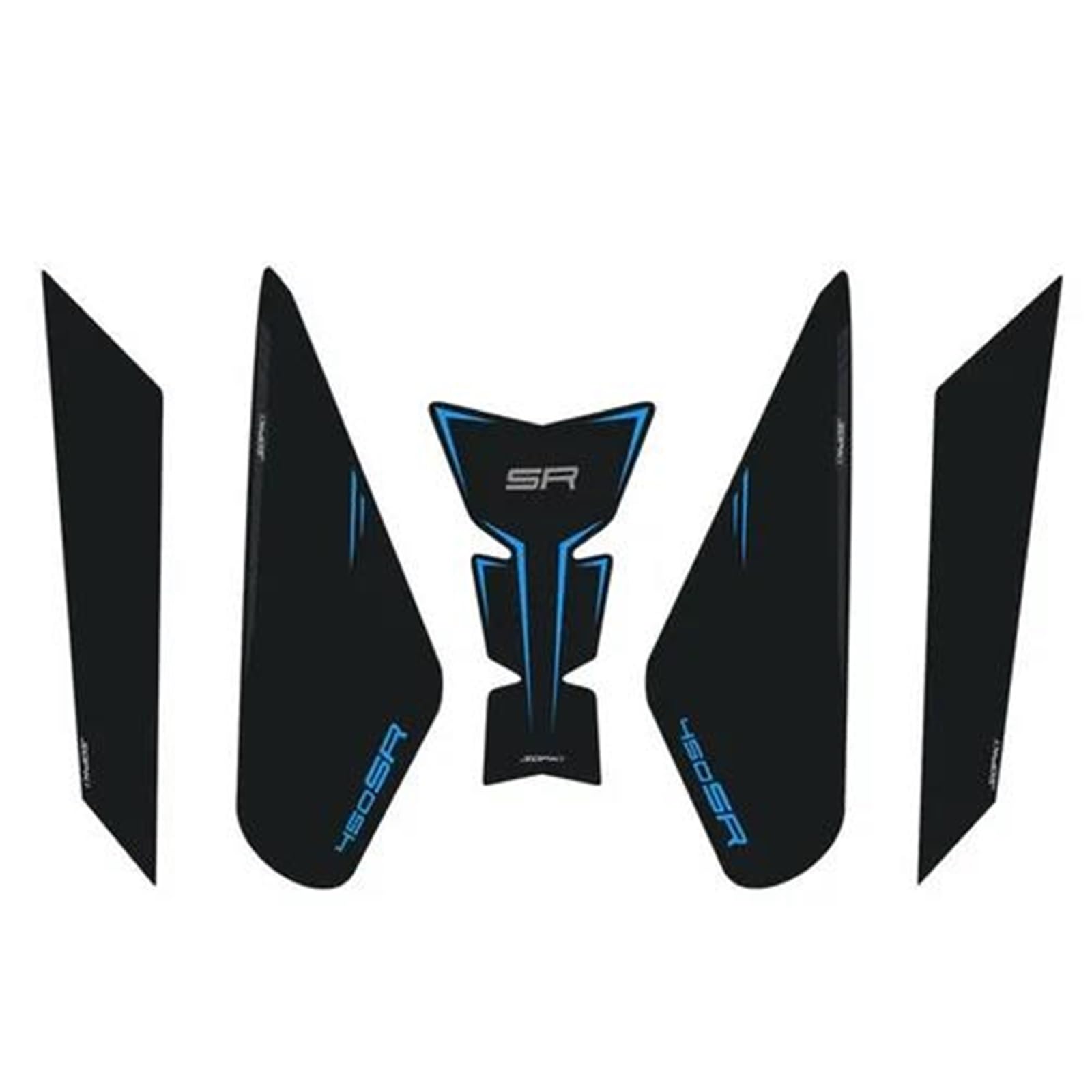 Protector antideslizante de tanque CFMOTO 450SR-S con calcomanías esmeriladas Color7 7