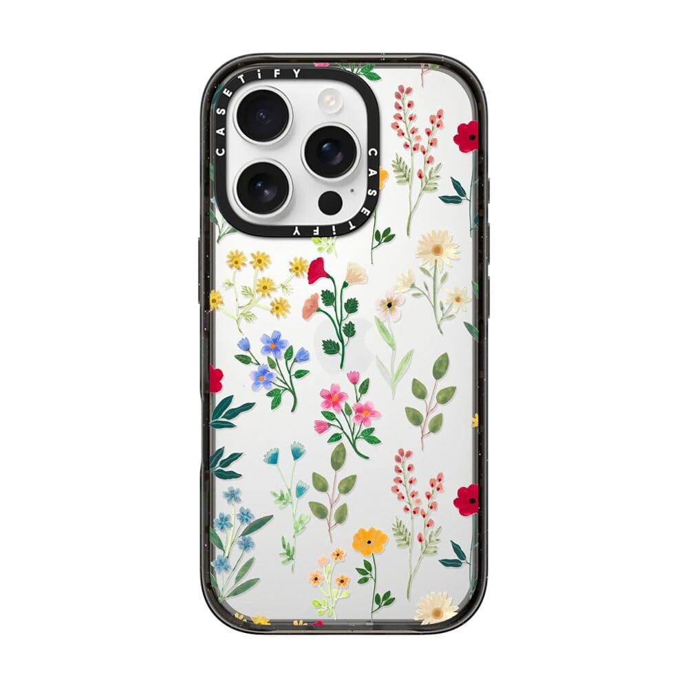 Coque iPhone 16 Pro CASETiFY Impact transparente protection antichoc noire - 8