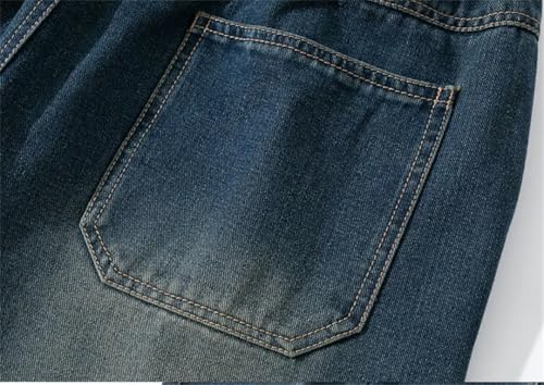 Men Trousers Neutral Solid Color Loose Street Oversized Jeans Outdoor Wide Leg Washing Jean Pants4