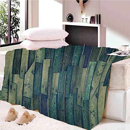 Couverture sofa 3D effet bois vintage pour des soirées cocooning chaleureuses - 3