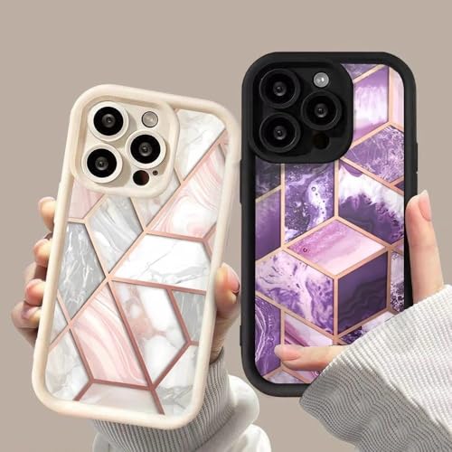Coque silicone marbre iPhone 13 et 14 idéale pour le bureau