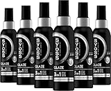 Syoss 3in1 Glaze Primer (6x 150 ml), pflegendes Styling Spray bereitet das Haar auf das Styling vor, reduziert Frizz und bietet Hitzeschutz bis 230 °C
